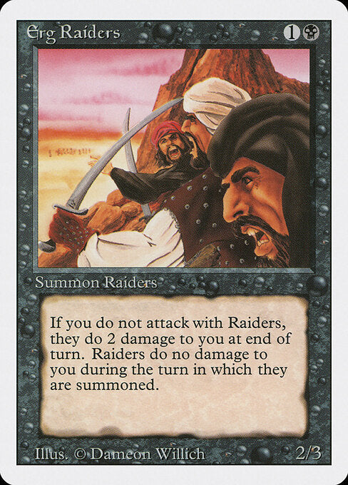 Erg Raiders - Magic: The Gathering 3ED #109