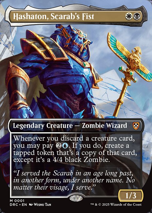 Hashaton, Scarab's Fist - Magic: The Gathering DRC #1