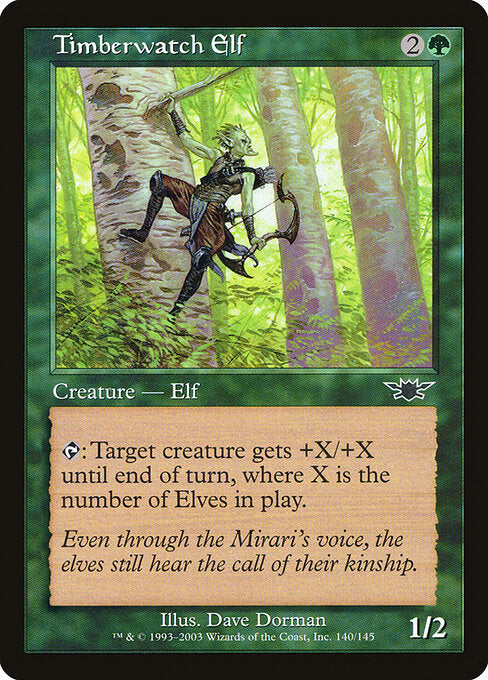 Timberwatch Elf - Magic: The Gathering LGN #140