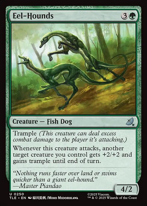 Eel-Hounds - Magic: The Gathering TLE #250