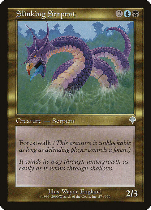 Slinking Serpent - Magic: The Gathering INV #274