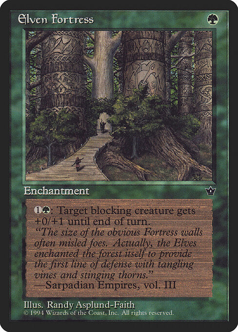 Elven Fortress - Magic: The Gathering FEM #65b