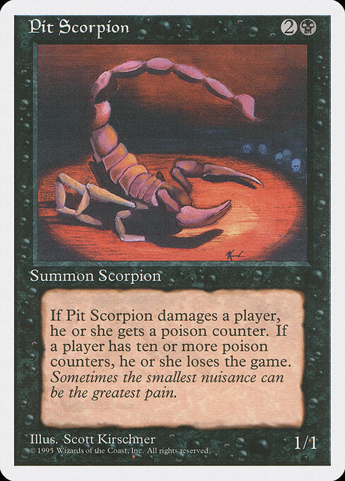 Pit Scorpion - Magic: The Gathering 4ED #153