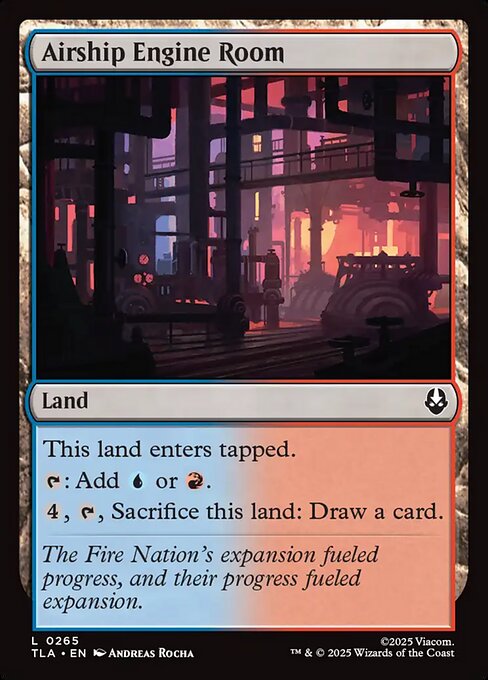 Airship Engine Room - Magic: The Gathering TLA #265