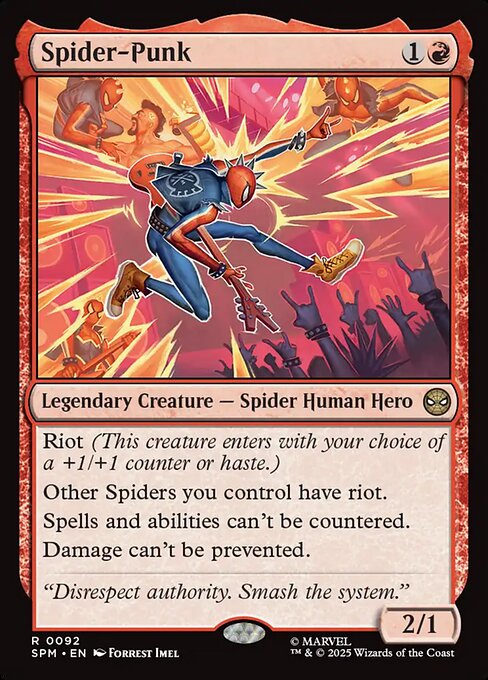 Spider-Punk - Magic: The Gathering SPM #92