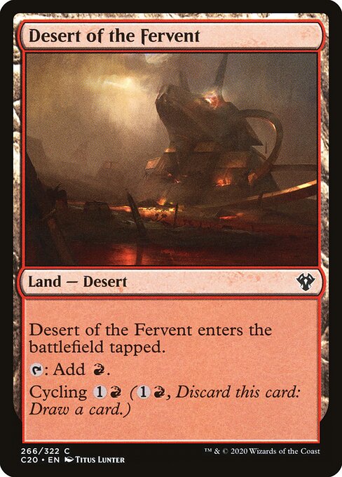 Desert of the Fervent - Magic: The Gathering C20 #266