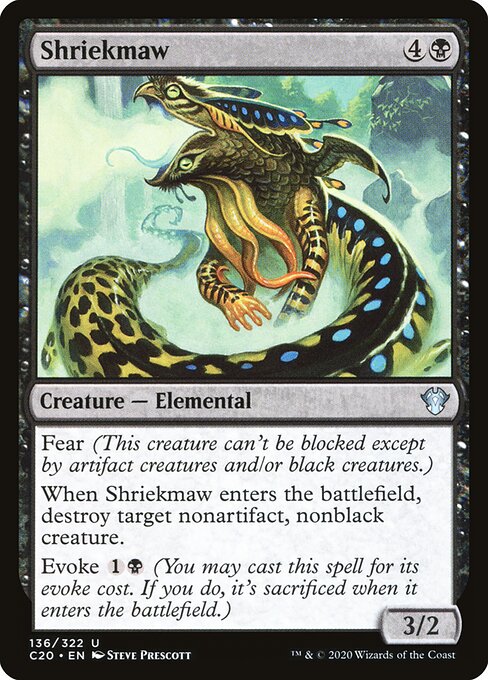 Shriekmaw - Magic: The Gathering C20 #136