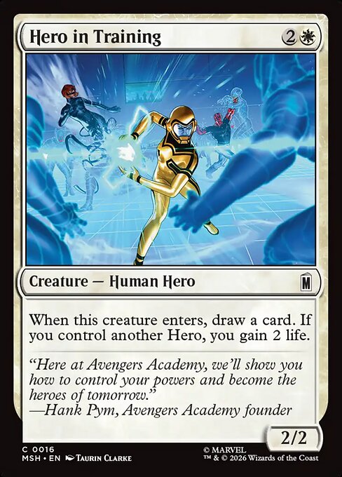 Hero in Training - Magic: The Gathering MSH #16
