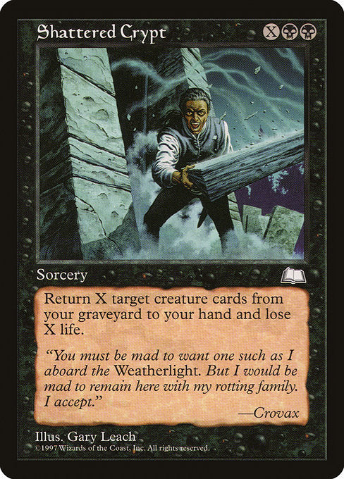 Shattered Crypt Weatherlight WTH