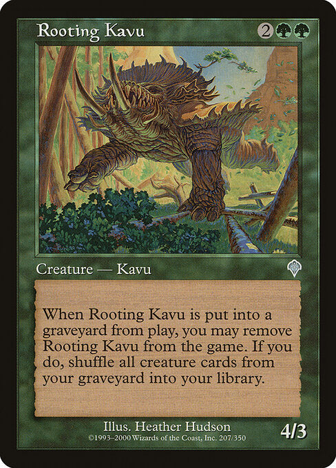 Rooting Kavu - Magic: The Gathering INV #207