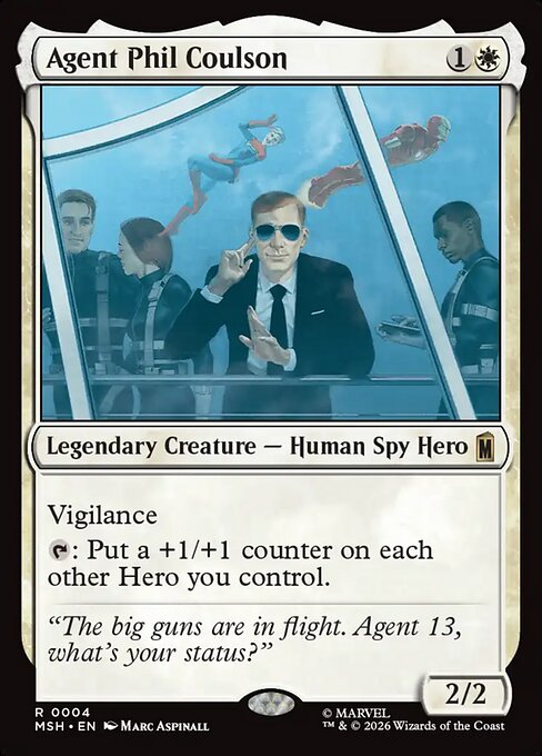 Agent Phil Coulson - Magic: The Gathering MSH #4
