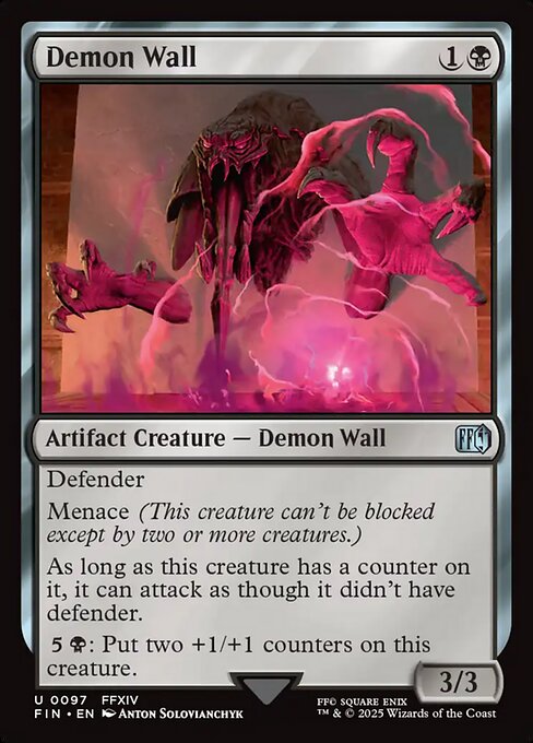 Demon Wall - Magic: The Gathering FIN #97