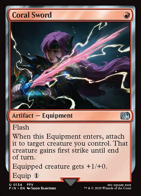 Coral Sword - Magic: The Gathering FIN #134