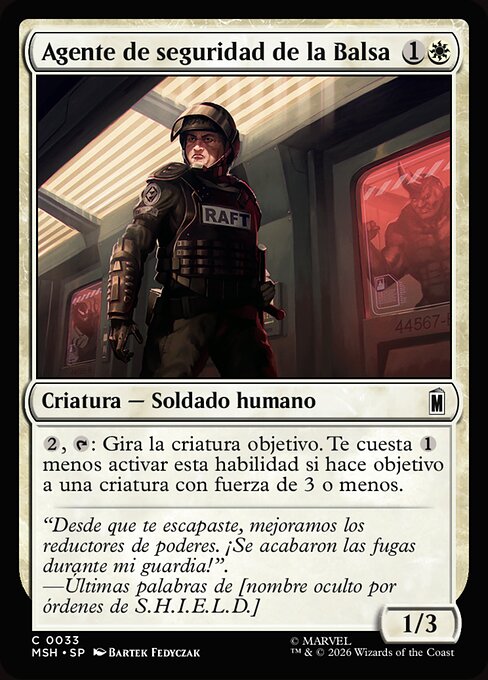 Raft Security Officer · MSH #33 · ES