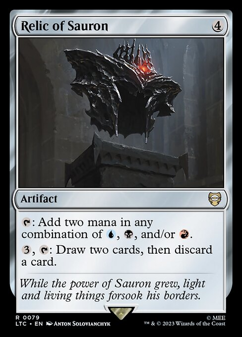 Relic of Sauron Tales of Middle-earth Commander ltc