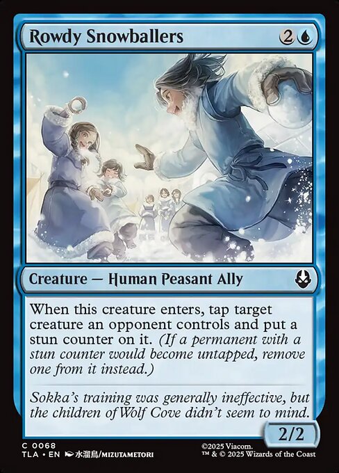 Rowdy Snowballers - Magic: The Gathering TLA #68