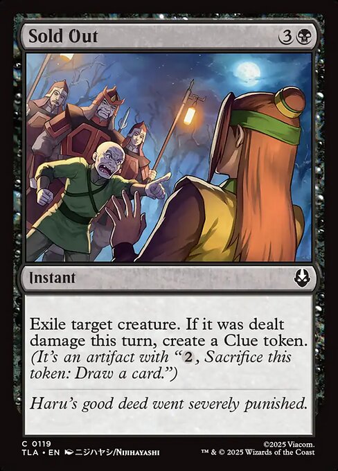 Sold Out - Magic: The Gathering TLA #119