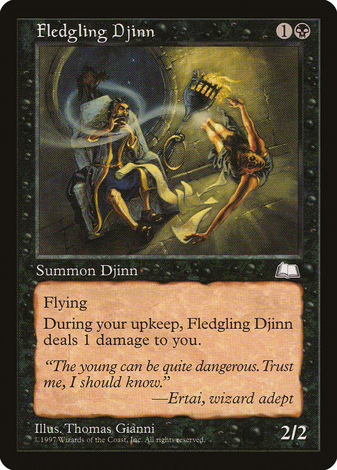 Fledgling Djinn Weatherlight WTH