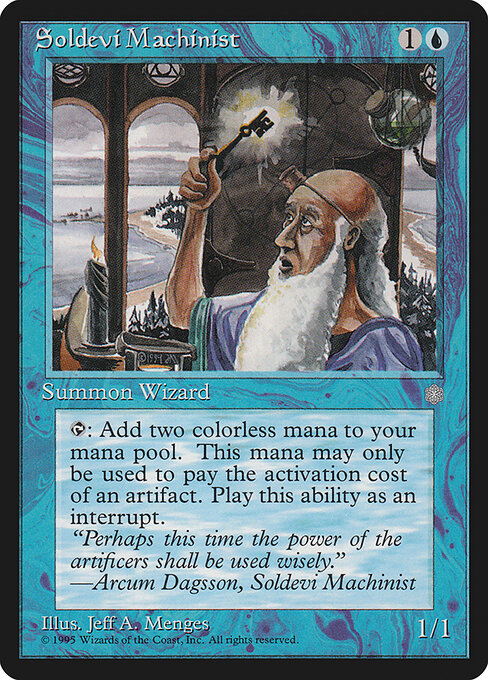 Soldevi Machinist - Magic: The Gathering ICE #102