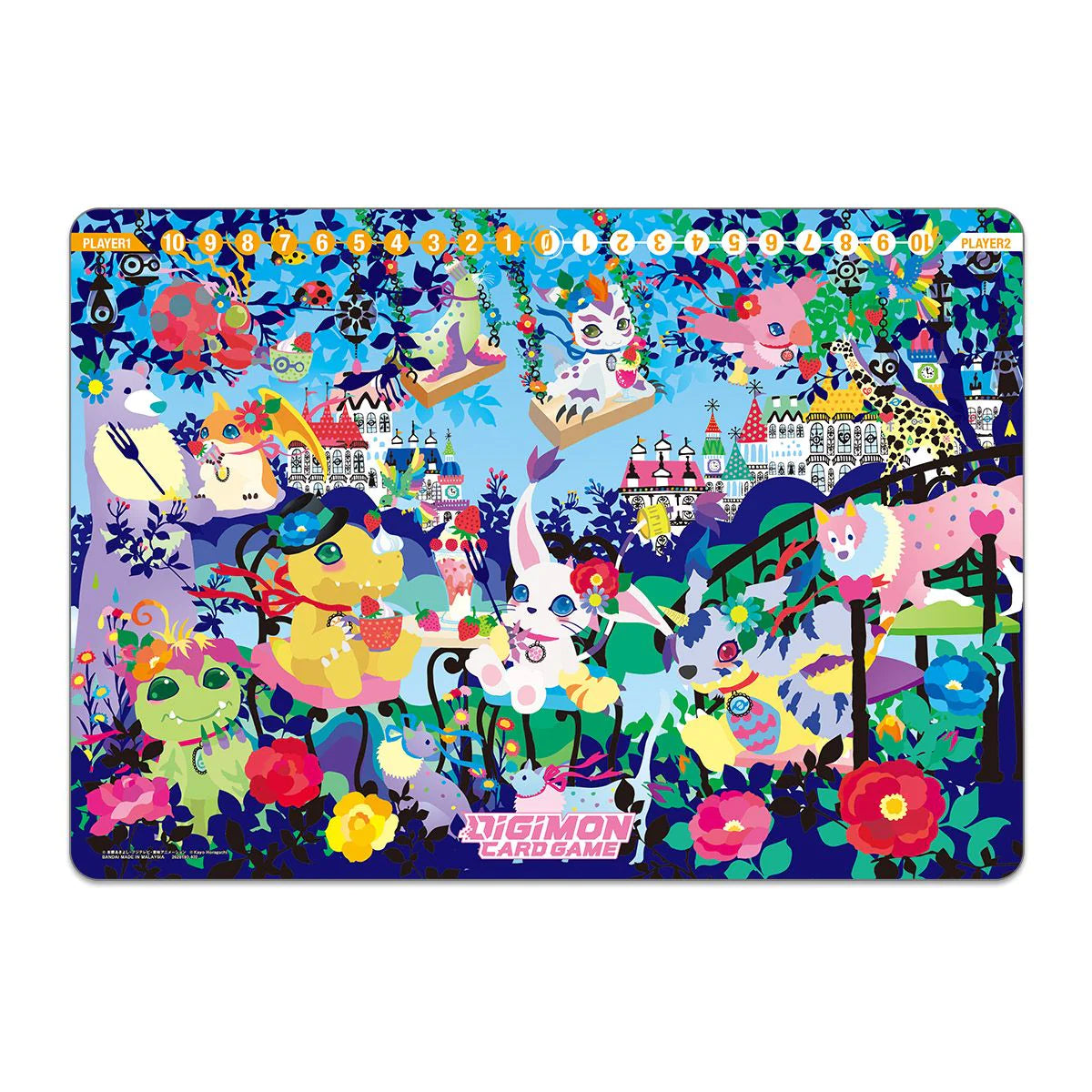 Digimon CG: Playmat and Card Set 2 Floral Fun PB09