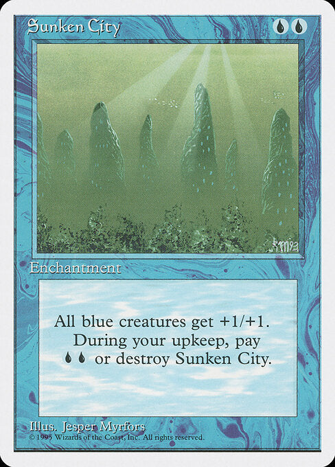 Sunken City - Magic: The Gathering 4ED #106