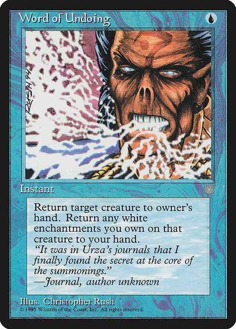Word of Undoing - Magic: The Gathering ICE #108