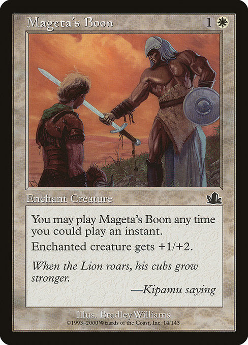 Mageta's Boon Prophecy PCY