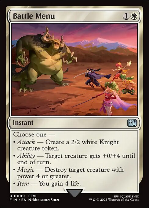 Battle Menu - Magic: The Gathering FIN #9