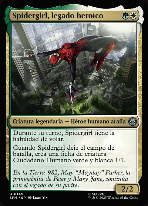 Spider-Girl, Legacy Hero · SPM #149 · ES