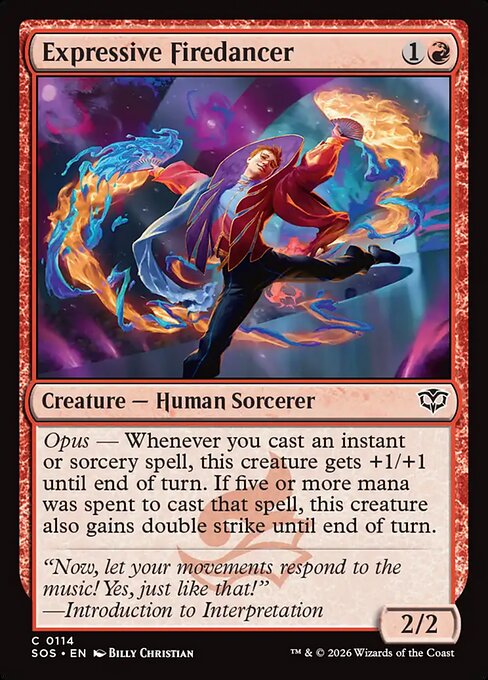 Expressive Firedancer - Magic: The Gathering SOS #114