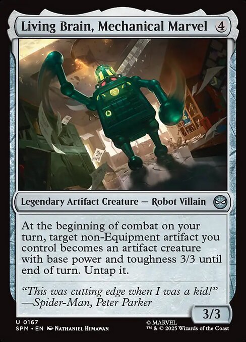 Living Brain, Mechanical Marvel - Magic: The Gathering SPM #167