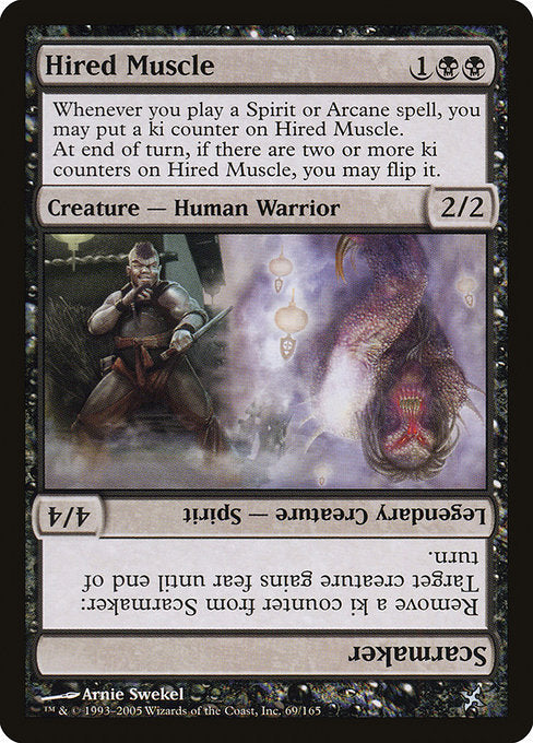 Hired Muscle // Scarmaker Betrayers of Kamigawa BOK