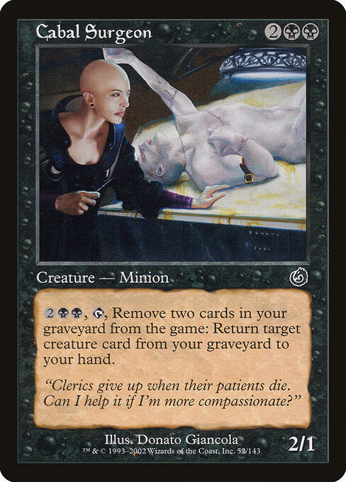 Cabal Surgeon - Magic: The Gathering TOR #52