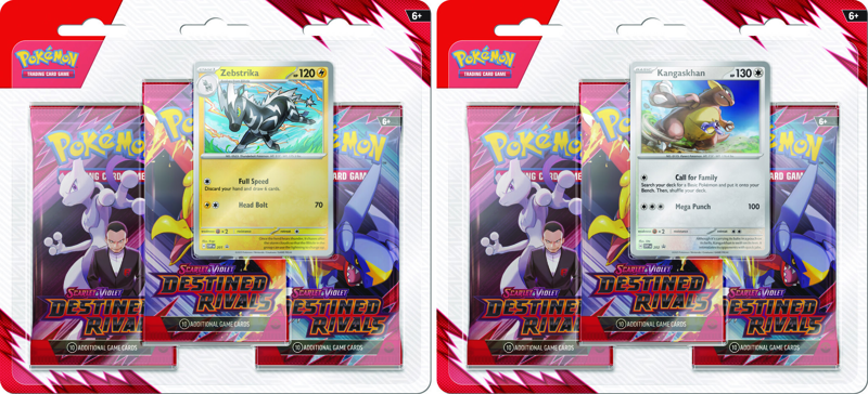Pokemon TCG: Destined Rivals 3-Booster Blister