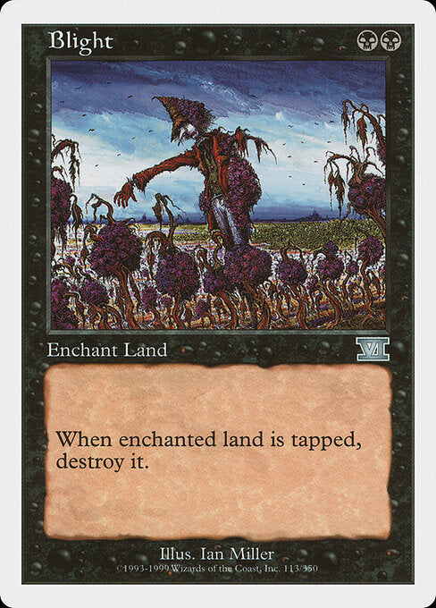 Blight - Magic: The Gathering 6ED #113