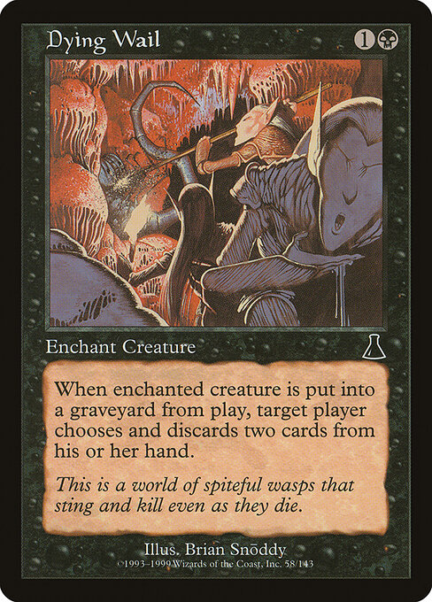 Dying Wail - Magic: The Gathering UDS #58