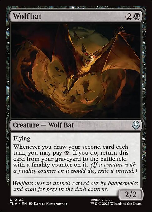 Wolfbat - Magic: The Gathering TLA #122