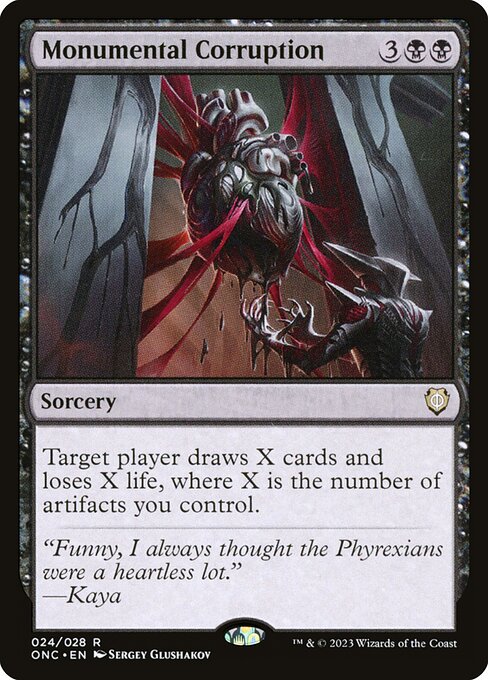 Monumental Corruption - Magic: The Gathering ONC #24