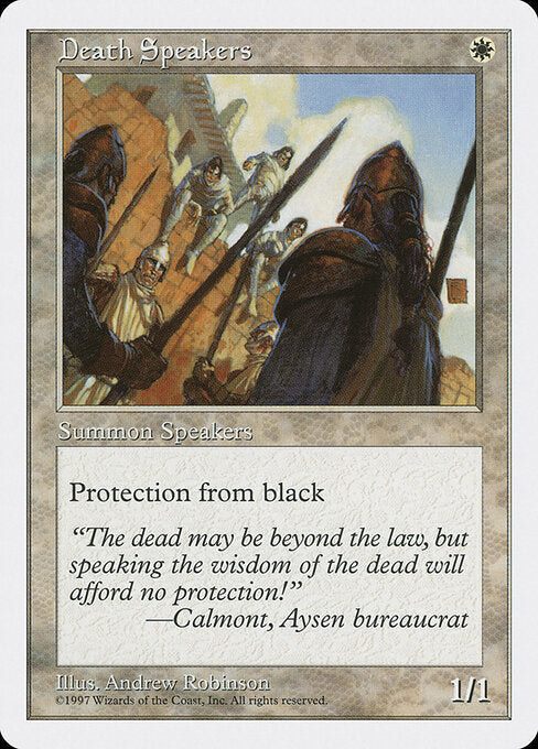 Death Speakers - Magic: The Gathering 5ED #24