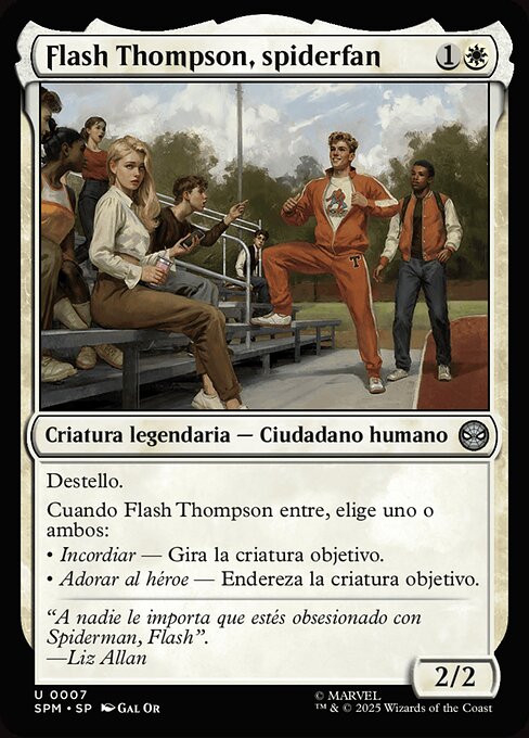 Flash Thompson, Spider-Fan · SPM #7 · ES