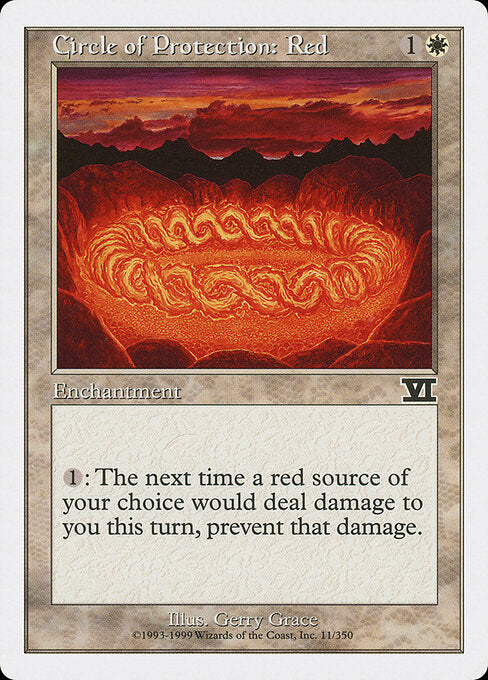 Circle of Protection: Red - Magic: The Gathering 6ED #11