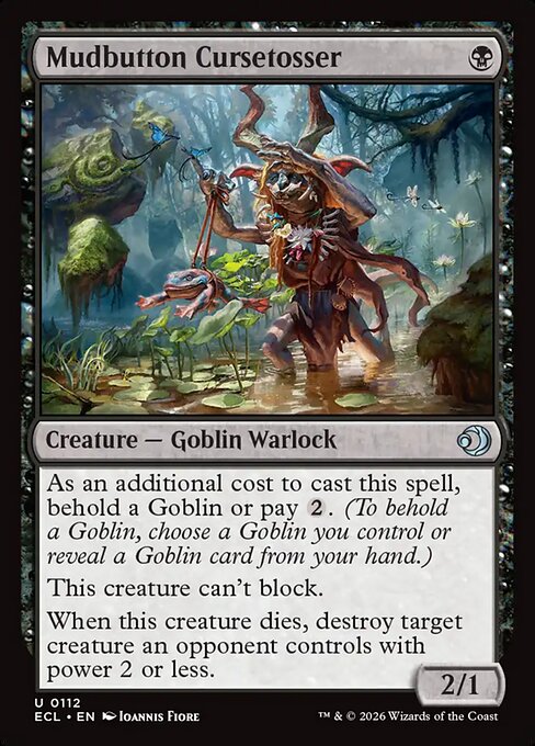 Mudbutton Cursetosser - Magic: The Gathering ECL #112