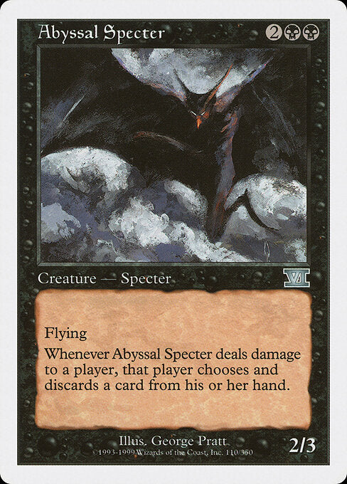 Abyssal Specter - Magic: The Gathering 6ED #110