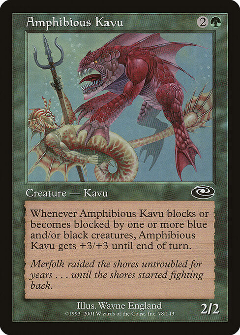 Amphibious Kavu - Magic: The Gathering PLS #78