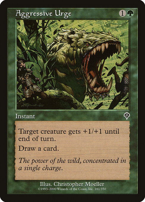 Aggressive Urge - Magic: The Gathering INV #181
