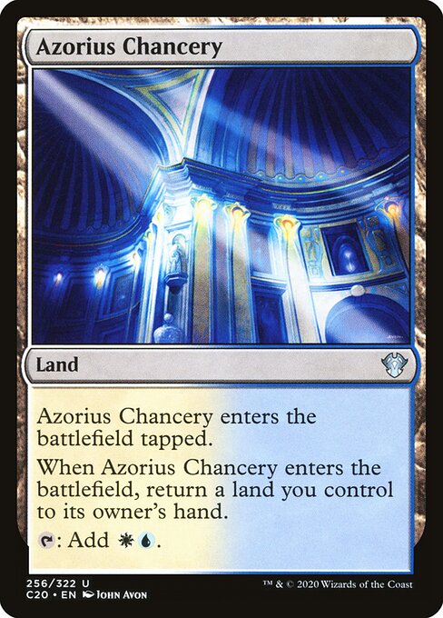 Azorius Chancery - Magic: The Gathering C20 #256