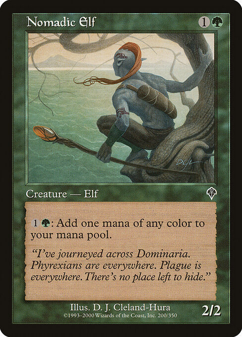 Nomadic Elf - Magic: The Gathering INV #200