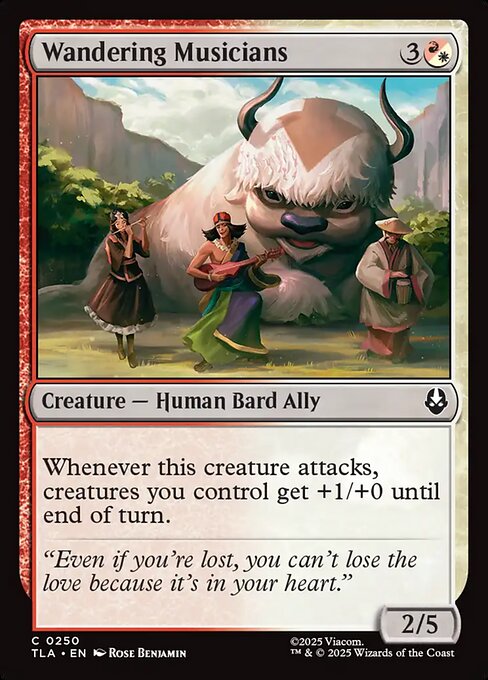 Wandering Musicians - Magic: The Gathering TLA #250