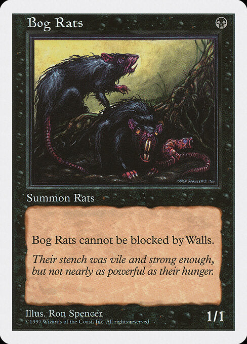 Bog Rats - Magic: The Gathering 5ED #146