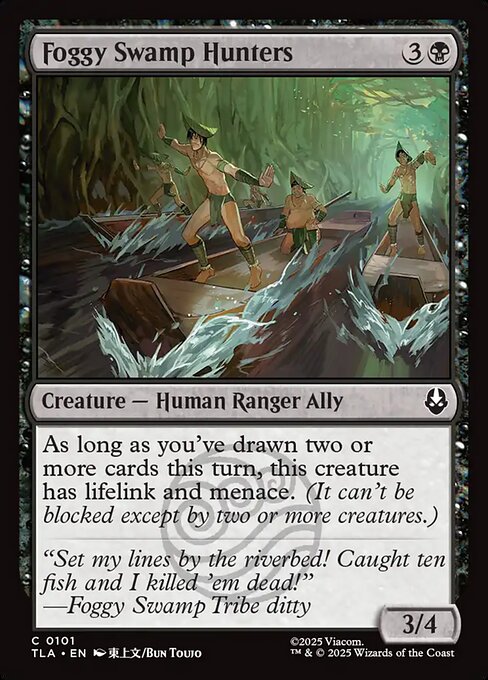 Foggy Swamp Hunters - Magic: The Gathering TLA #101